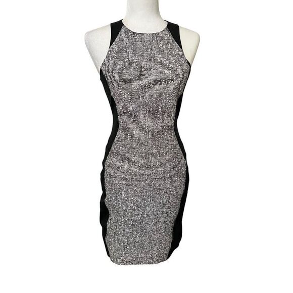 Rag & Bone White & Black Bodycon Sheath Dress XSmall. Weave Pattern - Picture 1 of 11